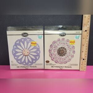 Sizzix Bigz Dies Set Of 2 Vintage Doily & Lace Medallion Doily (0546)